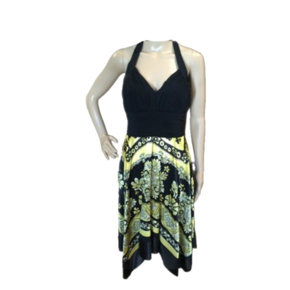Sangria Signature Women's Scraf Sleevless Dress